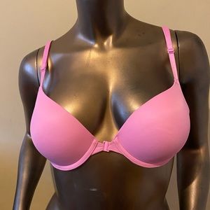 Pink push up bra
